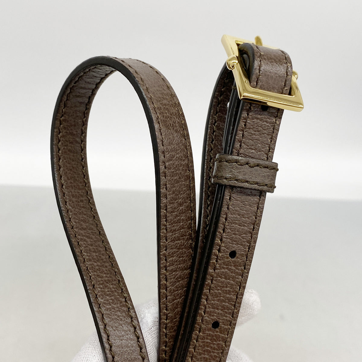 【6id5084】グッチ ハンドバッグ オフィディア 547551 PVC ブラウン ゴールド金具 2wayバッグ【中古】レディース