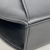 【6id5088】カルティエ ハンドバッグ パンテール レザー ブラック ゴールド金具【中古】レディース