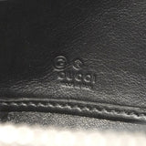 【6id5095】グッチ 長財布 マイクログッチシマ 544473 レザー ブラック シルバー金具【中古】メンズ レディース ユニセックス