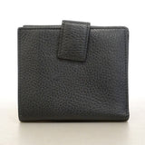 【6id5096】グッチ 財布 GGマーモント 4561122 レザー ブラック ゴールド金具【中古】レディース