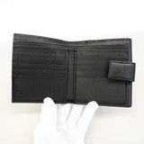【6id5096】グッチ 財布 GGマーモント 4561122 レザー ブラック ゴールド金具【中古】レディース