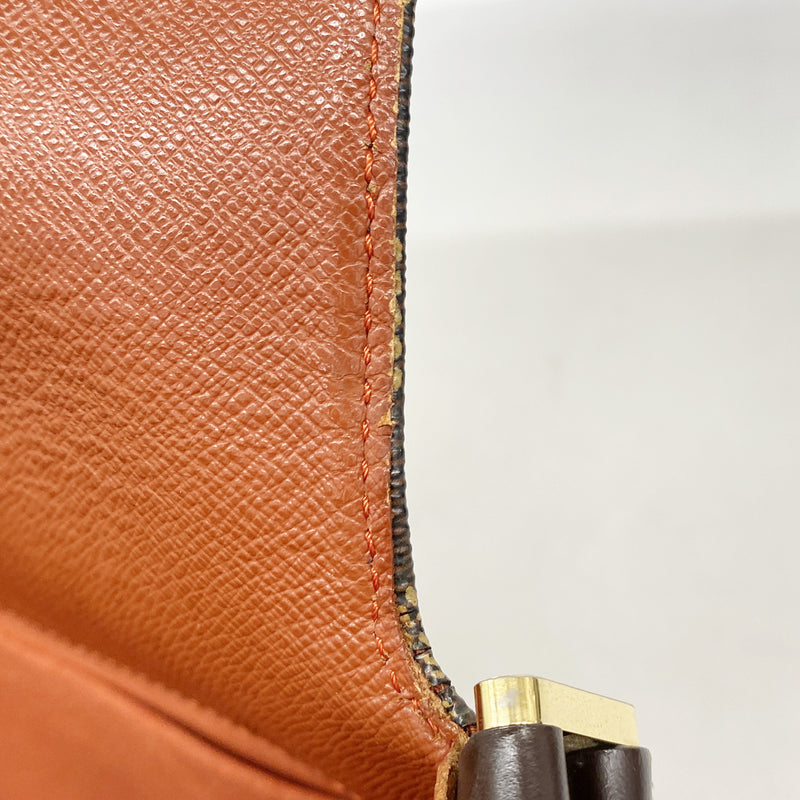 【6id5101】ルイヴィトン ショルダーバッグ ダミエ ミュゼットタンゴ ロングストラップ N51301 エベヌ【中古】レディース