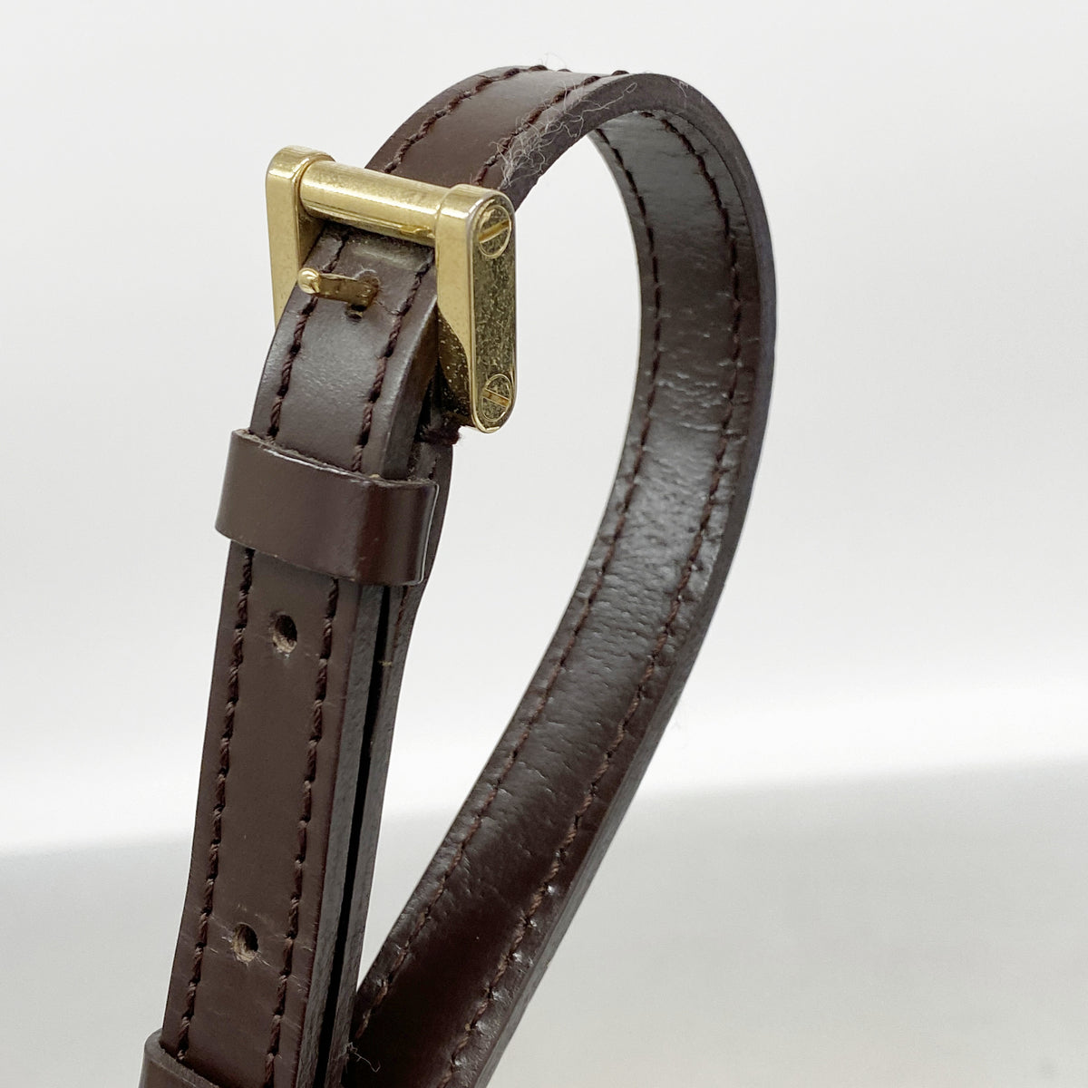【6id5101】ルイヴィトン ショルダーバッグ ダミエ ミュゼットタンゴ ロングストラップ N51301 エベヌ【中古】レディース