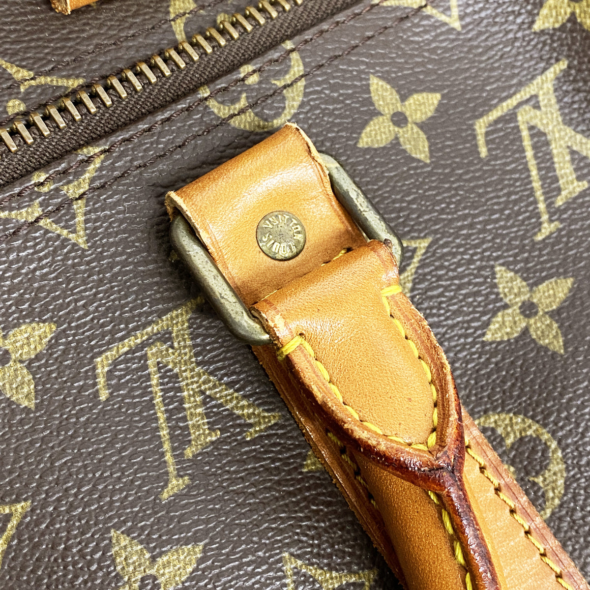 【6id5102】ルイヴィトン ボストンバッグ モノグラム キーポル50 M41426 ブラウン【中古】メンズ レディース ユニセックス
