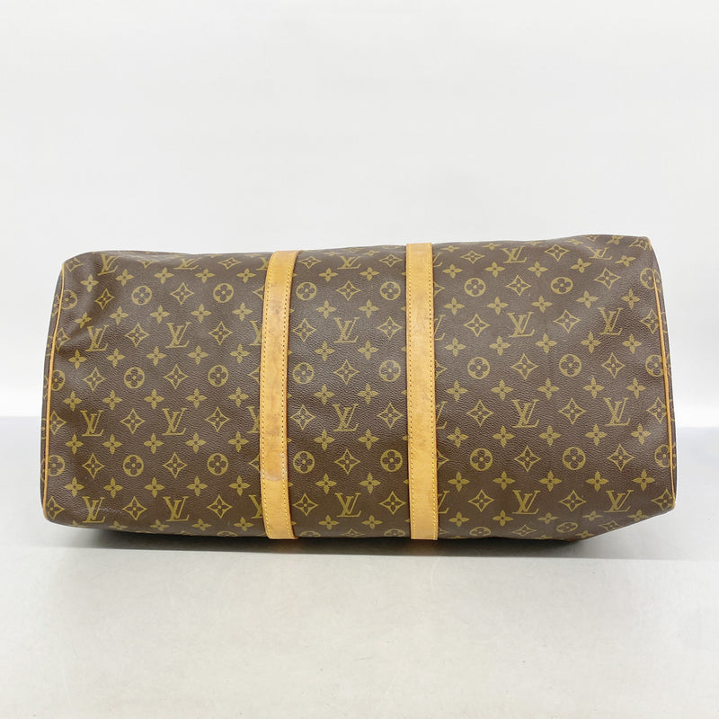 【6id5103】ルイヴィトン ボストンバッグ モノグラム キーポル55 M41424 ブラウン【中古】メンズ レディース ユニセックス