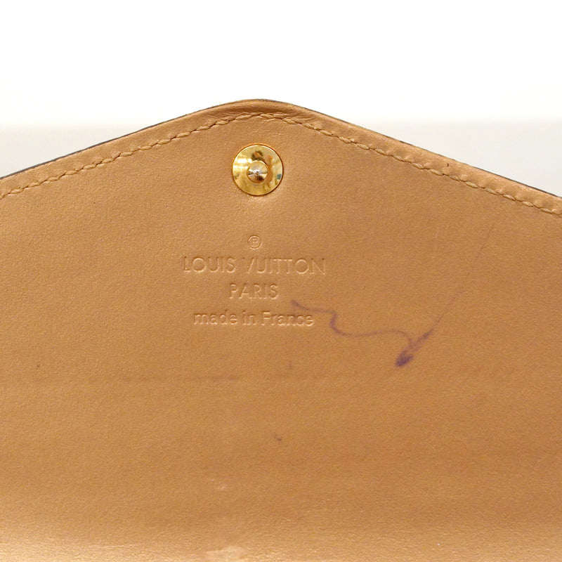【6id5115】ルイヴィトン 長財布 ヴェルニ ポルトフォイユサラ M90290 モルドレ【中古】レディース