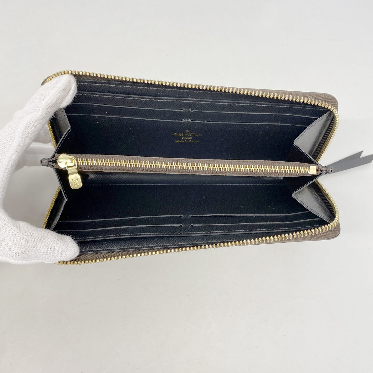 【6id5134】ルイヴィトン 長財布 モノグラム・リバース ポルトフォイユクレマンス M82336 ブラウン【中古】レディース