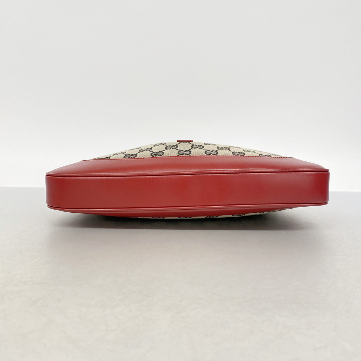 【6id5136】グッチ ショルダーバッグ GGキャンバス/ジャッキー 001 3306 キャンバス ブラック レッド シャンパンゴールド金具【中古】レディース