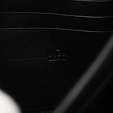 【6id5140】グッチ ショルダーウォレット GGマーモント 401232 パイソン ブラウン ブラック ゴールド金具【中古】レディース