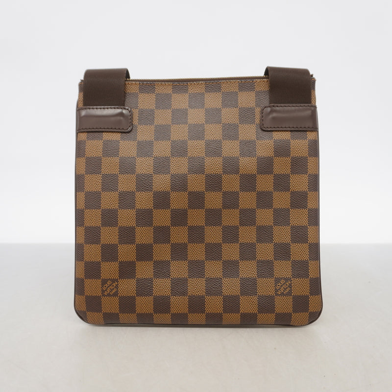 【6id5153】ルイヴィトン ショルダーバッグ ダミエ ポシェットメルヴィール N51127 エベヌ【中古】レディース