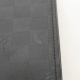 【6id5155】ルイヴィトン クラッチバッグ ダミエアンフィニ スタンドポーチ N60450 オニキス【中古】メンズ
