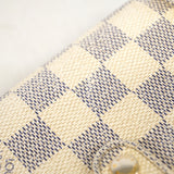 【6id5157】ルイヴィトン 財布 ダミエ・アズール ポルトフォイユヴィエノワ N61676 ホワイト【中古】レディース