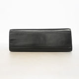 【6id5159】カルティエ トートバッグ パンテール レザー ブラック シルバー金具【中古】レディース