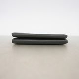 【6id5160】エルメス コインケース カルヴィディオ シェブルミゾル グリスティ/ブラック シルバー金具 W刻印【中古】メンズ レディース ユニセックス