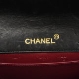【6id5161】シャネル ショルダーバッグ マトラッセ チェーンショルダー ラムスキン ブラック ゴールド金具【中古】レディース