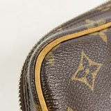【6id5174】ルイヴィトン ショルダーバッグ モノグラム ポシェットマルリーバンドリエール M51828 ブラウン【中古】レディース