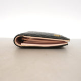 【6id5190】シャネル 長財布 ラムスキン ブラック ゴールド金具【中古】レディース