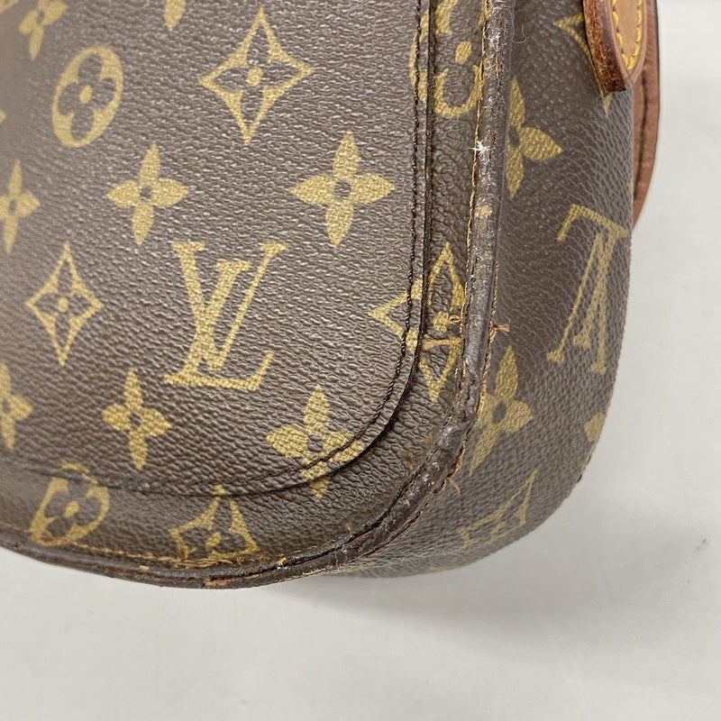 【6id5201】ルイヴィトン ショルダーバッグ モノグラム ミニサンクルー M51244 ブラウン【中古】レディース