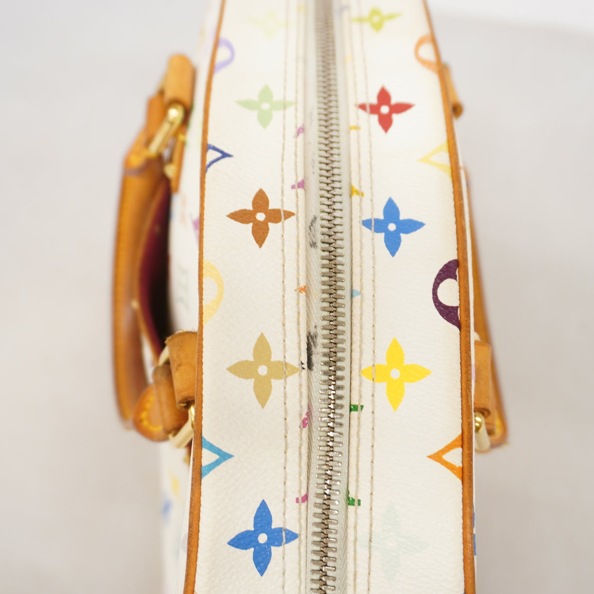 【6id5223】ルイヴィトン ハンドバッグ モノグラム・マルチカラー トゥルーヴィル M92663 ブロン【中古】レディース