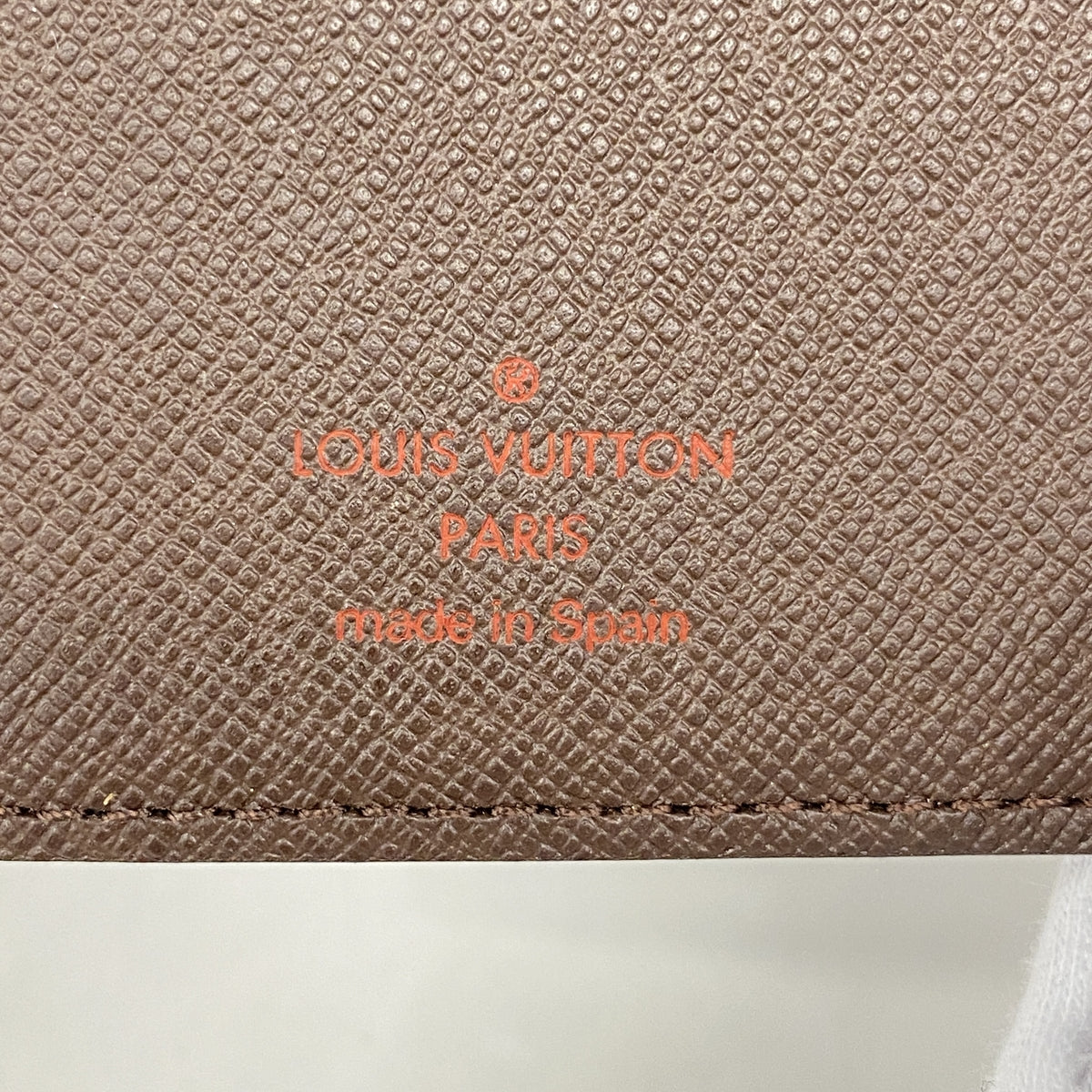 【6id5230】ルイヴィトン 手帳カバー ダミエ アジェンダPM R20700 エベヌ【中古】メンズ レディース ユニセックス