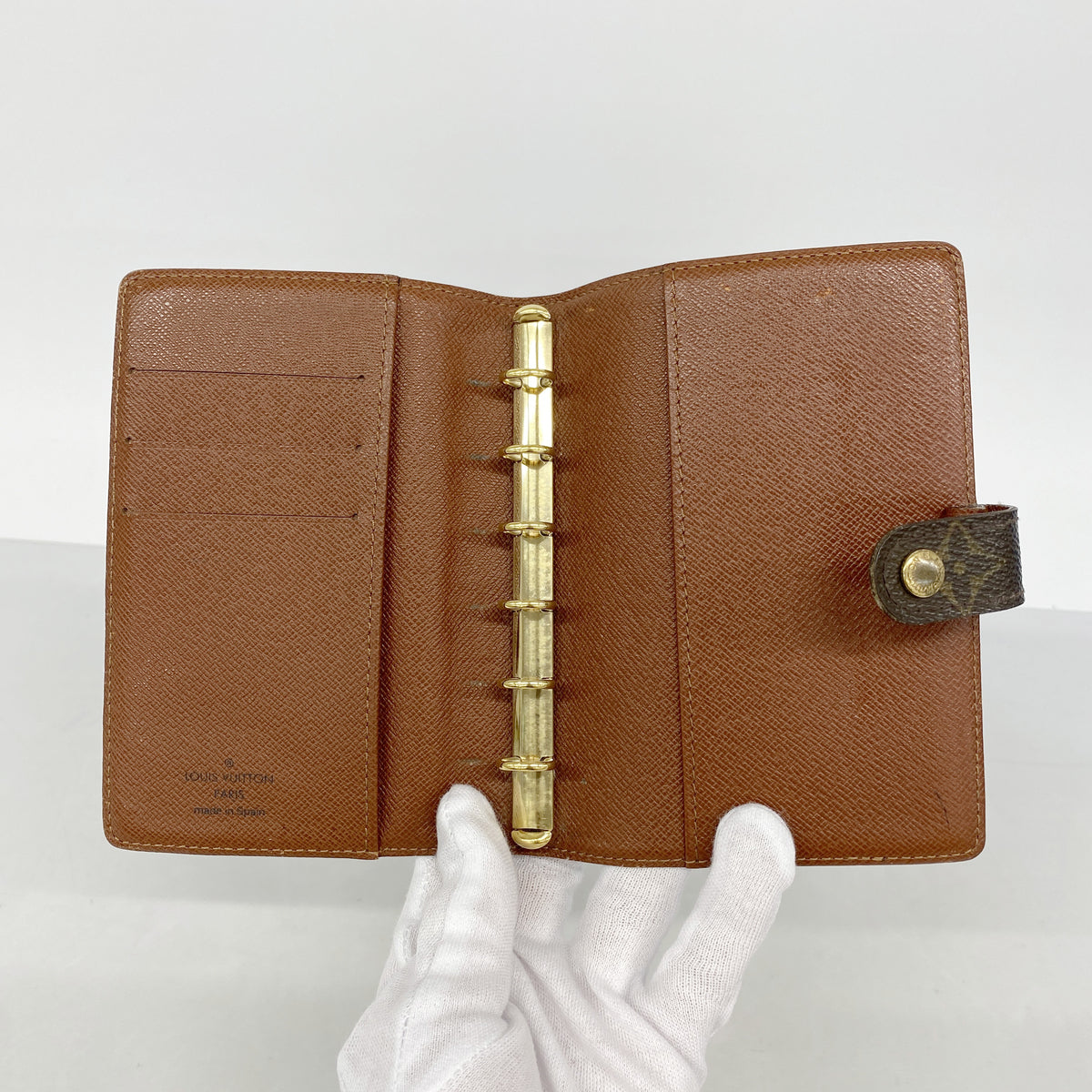 【6id5231】ルイヴィトン 手帳カバー モノグラム アジェンダPM R20005 ブラウン【中古】メンズ レディース ユニセックス