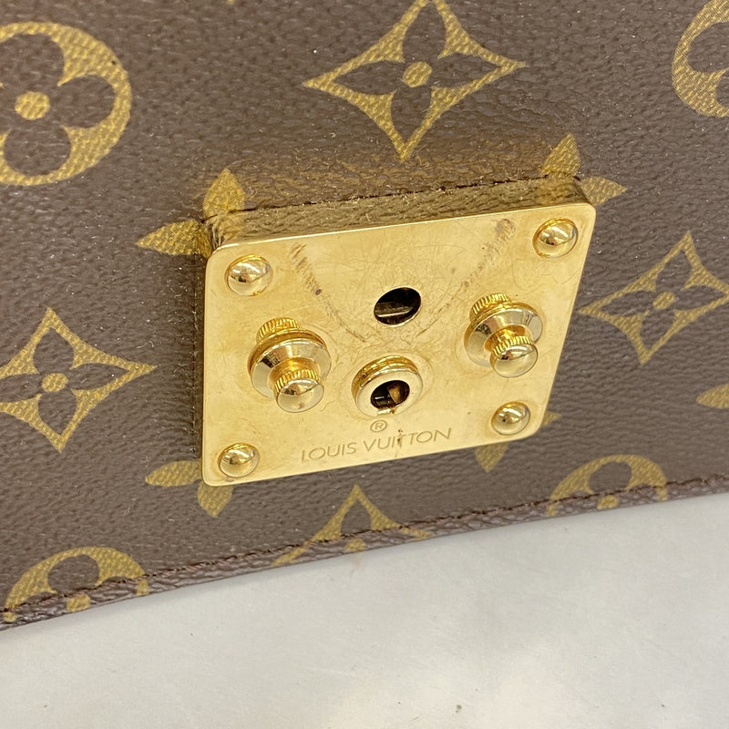 【6id5235】ルイヴィトン ハンドバッグ モノグラム コンコルド M51190 ブラウン【中古】レディース