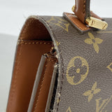 【6id5235】ルイヴィトン ハンドバッグ モノグラム コンコルド M51190 ブラウン【中古】レディース