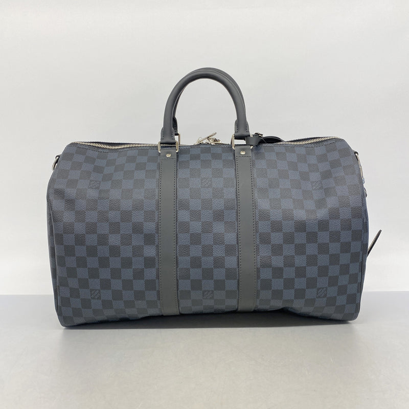 【6id5237】ルイヴィトン ボストンバッグ ダミエ・コバルト キーポルバンドリエール45 N41349 コバルト【中古】メンズ