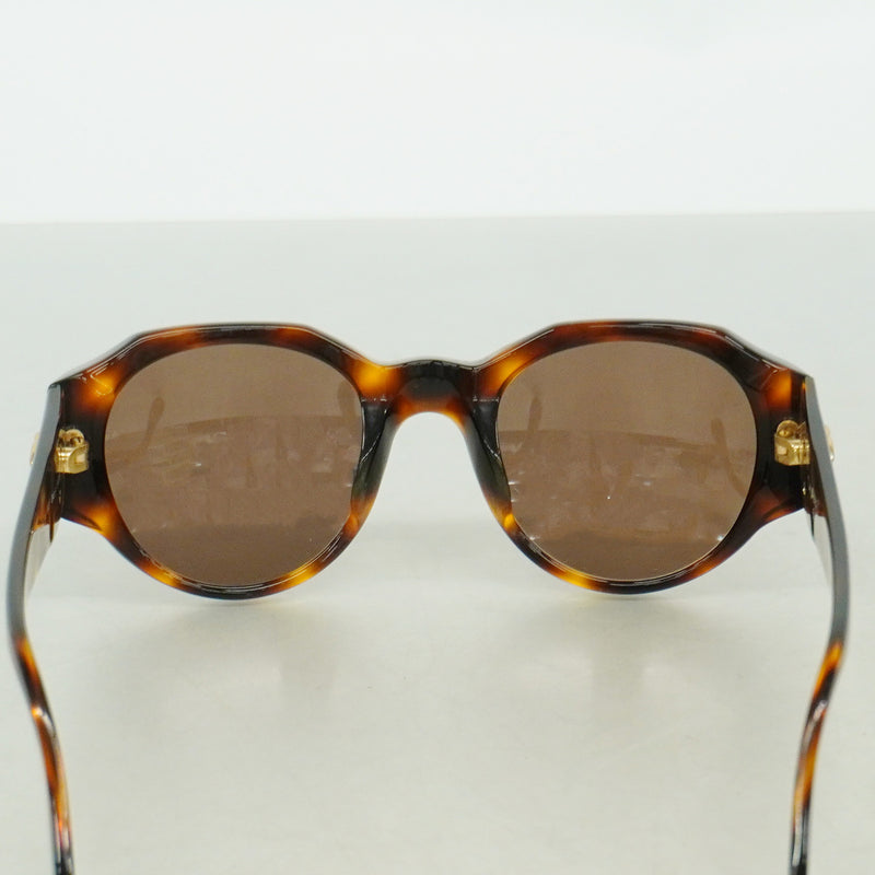 【6id5250】シャネル サングラス 04151 プラスチック ブラウン シャンパンゴールド金具【中古】レディース