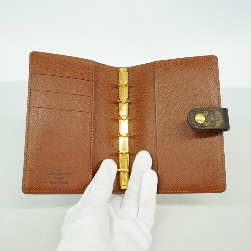 【6id5251】ルイヴィトン 手帳カバー モノグラム アジェンダPM R20005 ブラウン【中古】メンズ レディース ユニセックス