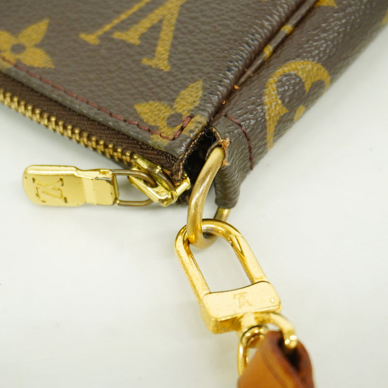 【6id5254】ルイヴィトン ポーチ モノグラム ポシェットアクセソワール M51980 ブラウン【中古】レディース