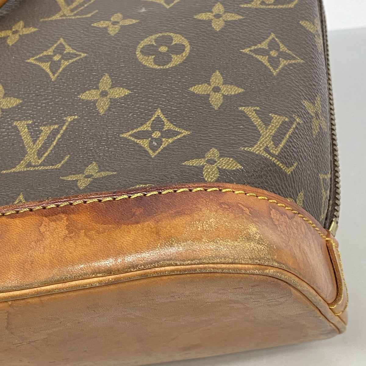 【6id5263】ルイヴィトン ハンドバッグ モノグラム アルマ M51130 ブラウン【中古】レディース