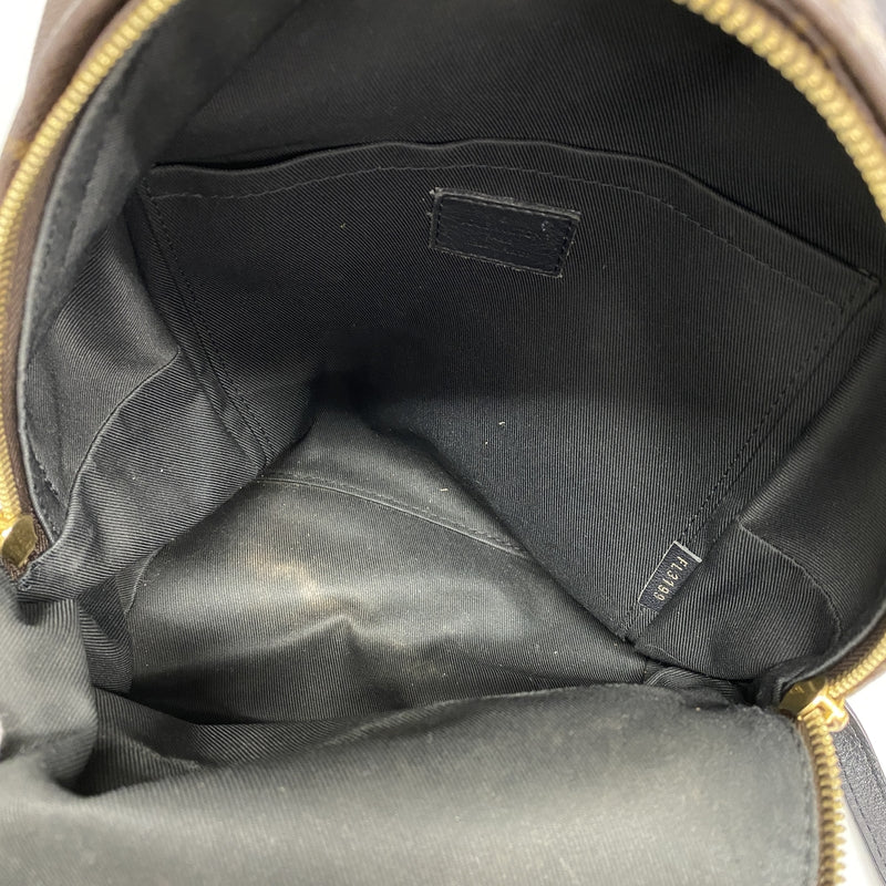 【6id5265】ルイヴィトン リュック・デイパック モノグラム パームスプリングスバックパックPM M44871 ブラウン【中古】レディース