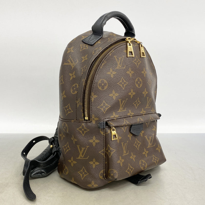【6id5265】ルイヴィトン リュック・デイパック モノグラム パームスプリングスバックパックPM M44871 ブラウン【中古】レディース