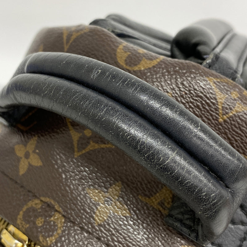 【6id5265】ルイヴィトン リュック・デイパック モノグラム パームスプリングスバックパックPM M44871 ブラウン【中古】レディース