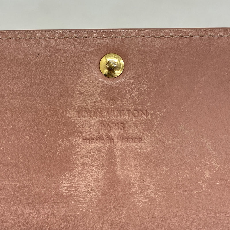 【6id5268】ルイヴィトン 長財布 イカットフラワー ポルトフォイユサラ M90023 ローズヴェルール【中古】レディース