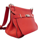 【6id5270】エルメス ショルダーバッグ ジプシエール34 トリヨンクレマンス ルージュカザック シルバー金具 □Q刻印【中古】レディース