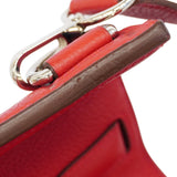 【6id5270】エルメス ショルダーバッグ ジプシエール34 トリヨンクレマンス ルージュカザック シルバー金具 □Q刻印【中古】レディース