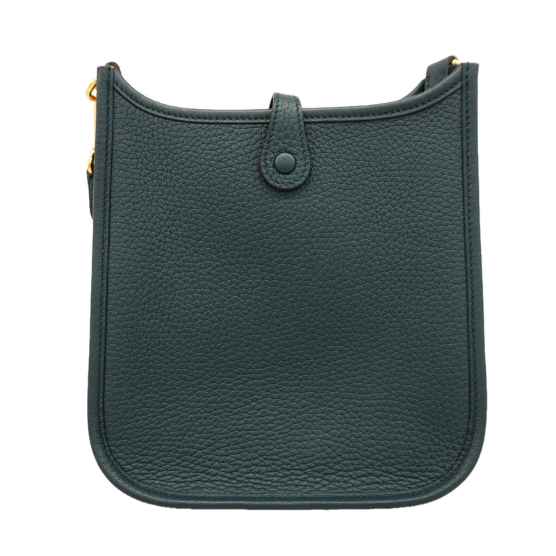 【6id5273】エルメス ショルダーバッグ エヴリンTPM トリヨンクレマンス ブルーオラージュ ゴールド金具 W刻印【中古】レディース