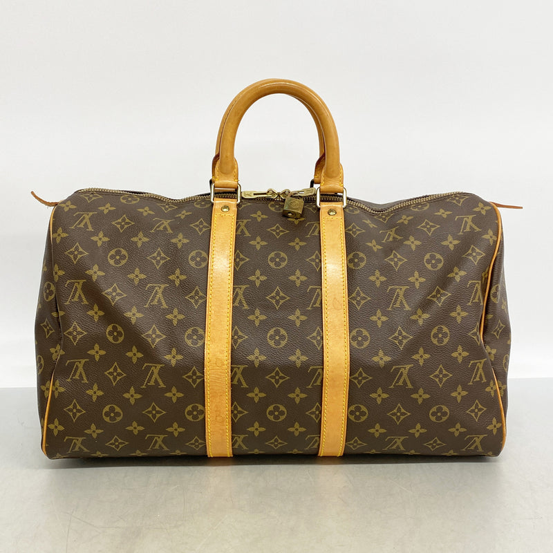 【6id5276】ルイヴィトン ボストンバッグ モノグラム キーポル45 M41428 ブラウン【中古】メンズ レディース ユニセックス