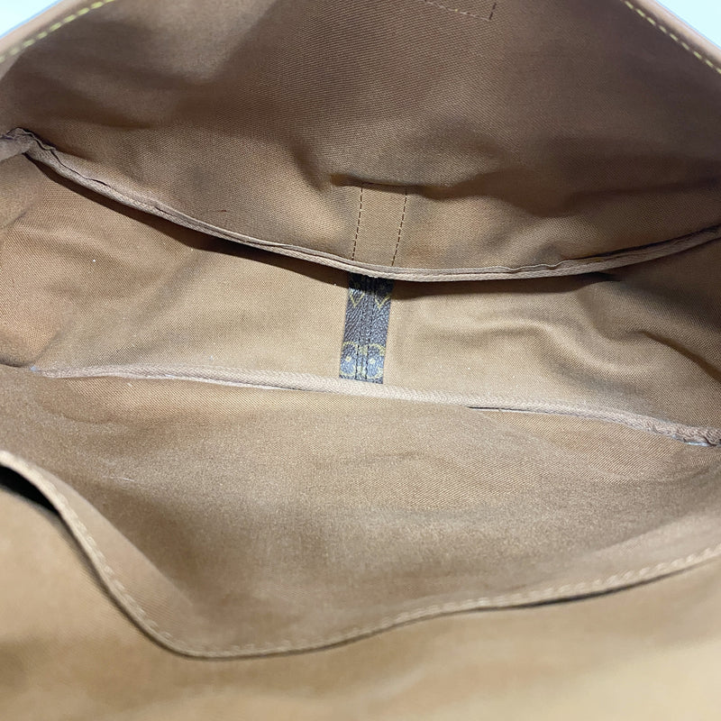 【6id5278】ルイヴィトン ショルダーバッグ モノグラム ソミュール35 M42254 ブラウン【中古】レディース