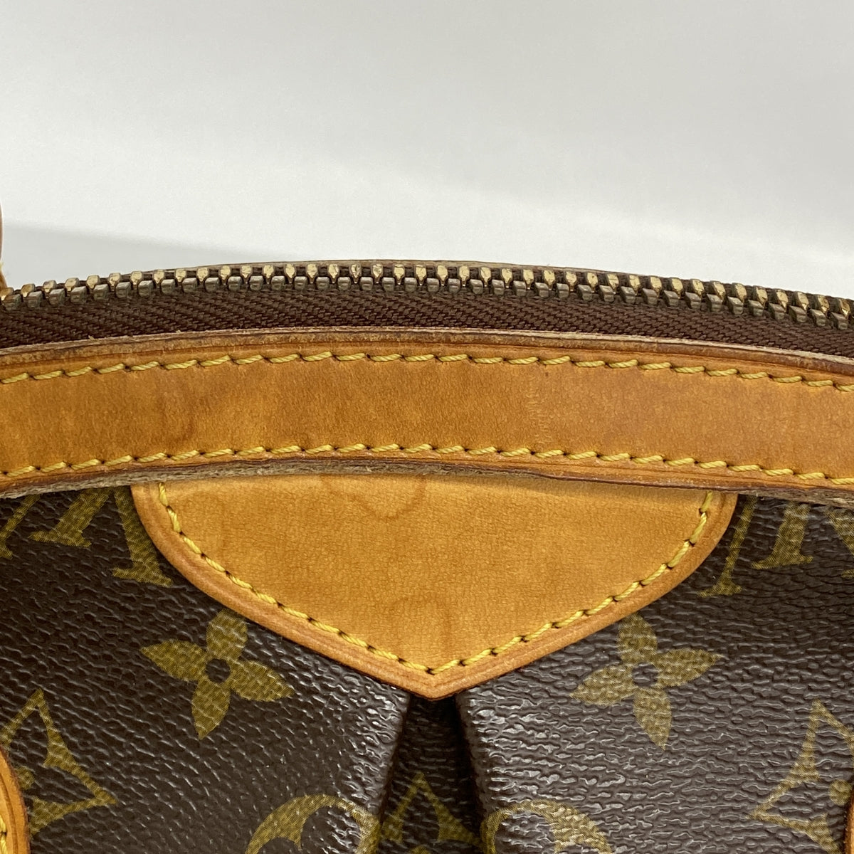 【6id5279】ルイヴィトン ハンドバッグ モノグラム ティヴォリPM M40143 ブラウン【中古】レディース