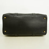 【6id5293】シャネル ボストンバッグ キャビアスキン ブラック ゴールド金具【中古】メンズ レディース ユニセックス