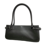 【6id5296】グッチ ショルダーバッグ ホースビット 101345 レザー ブラック シルバー金具【中古】