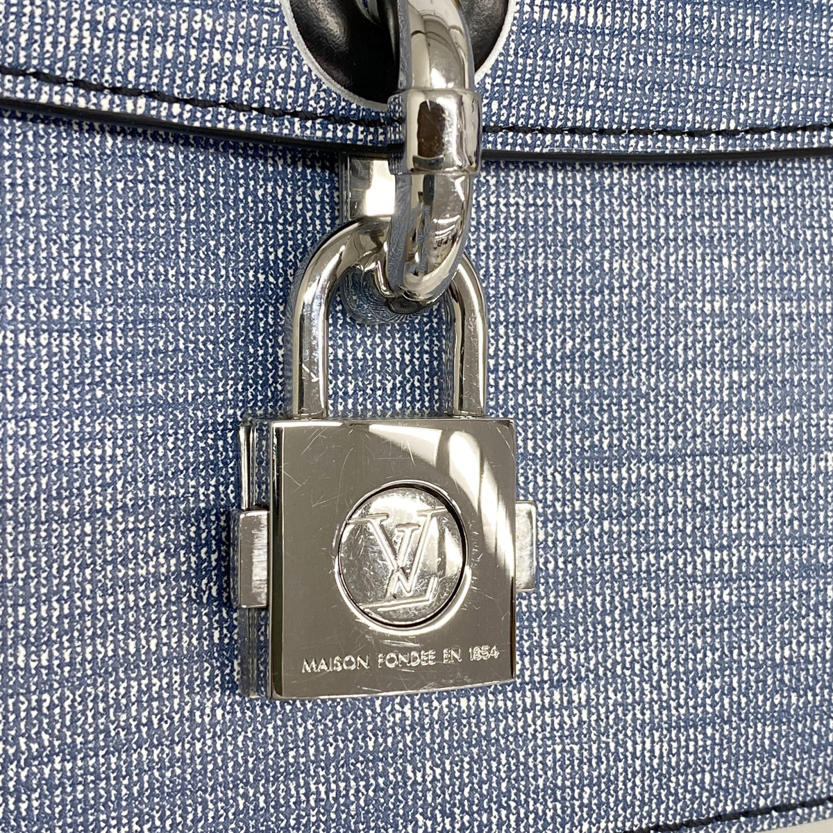 【6id5301】ルイヴィトン ハンドバッグ エピデニム チェーンイットPM M54606 ブルー 2wayバッグ【中古】レディース