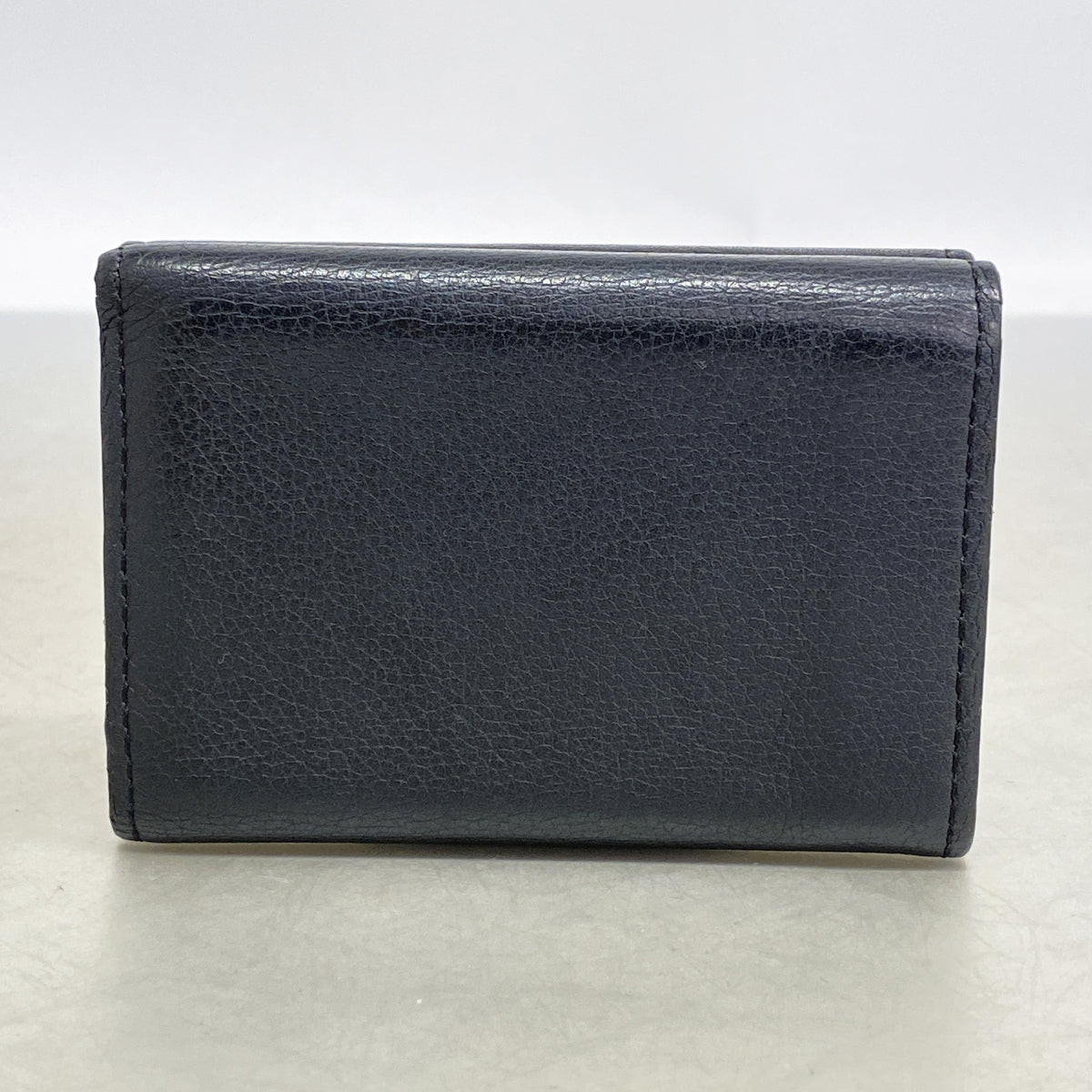 【6id5303】ルイヴィトン 三つ折り財布 ポルトフォイユロックミニ M63921 ノワール【中古】レディース