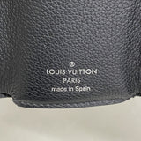 【6id5303】ルイヴィトン 三つ折り財布 ポルトフォイユロックミニ M63921 ノワール【中古】レディース