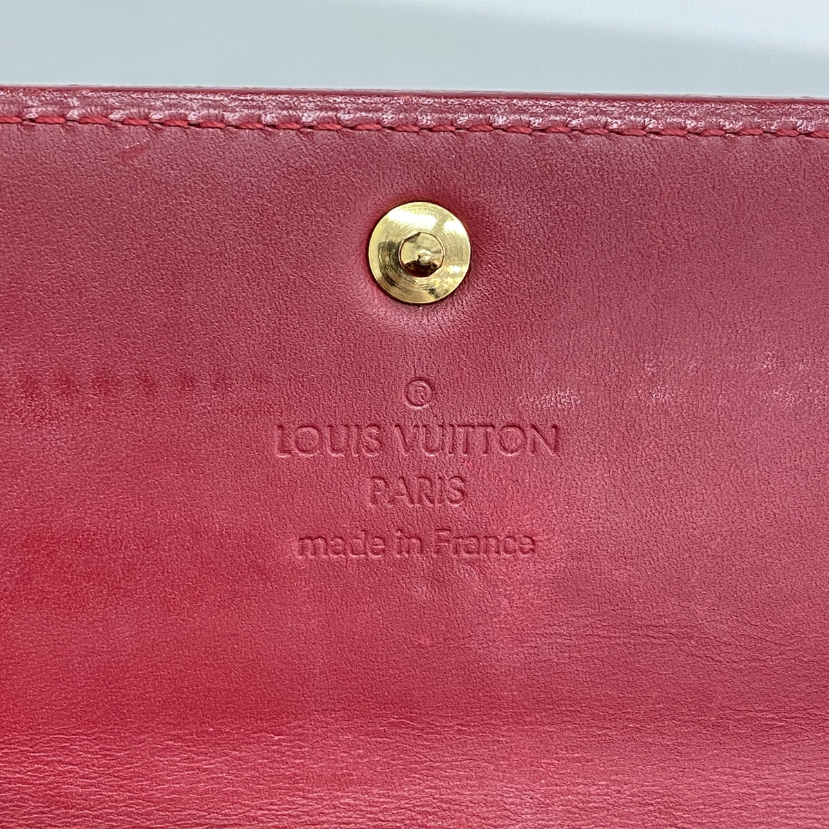 【6id5312】ルイヴィトン 長財布 ヴェルニ ポルトフォイユサラ M93530 ポムダムール【中古】レディース