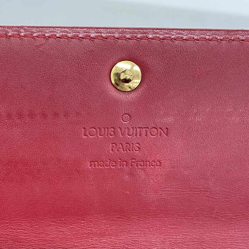 【6id5312】ルイヴィトン 長財布 ヴェルニ ポルトフォイユサラ M93530 ポムダムール【中古】レディース