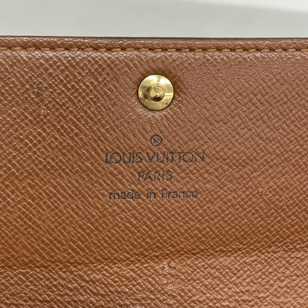 【6id5313】ルイヴィトン 長財布 モノグラム ポシェットポルトモネクレディ M61726 ブラウン【中古】レディース